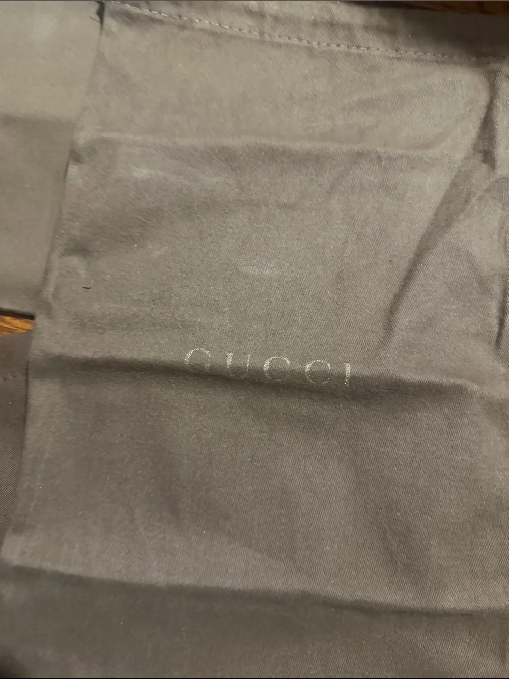 Gucci Brown and Black Dust Bag Set - Luxury Accessory Storage With a Mini Book